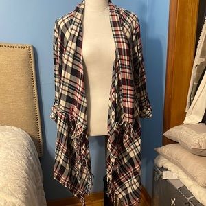 Plaid Cardigan